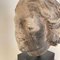Baroque Gray Sandstone Head of a Woman on a Black Base, 1780s, Image 21