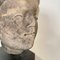 Baroque Gray Sandstone Head of a Woman on a Black Base, 1780s 3