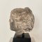 Baroque Gray Sandstone Head of a Woman on a Black Base, 1780s, Image 8