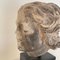 Baroque Gray Sandstone Head of a Woman on a Black Base, 1780s 7