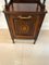 Antique Victorian Rosewood Marquetry Inlaid Coal Box, 1880s 9