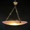 Vintage Art Deco Pate De Verre Ceiling Lamp from Schneider, 1920s, Image 11