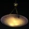 Vintage Art Deco Pate De Verre Ceiling Lamp from Schneider, 1920s, Image 7