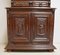 Small Gothic Walnut 2-Part Buffet, 19th Century 16