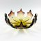 Large Mid-Century Murano Glass Flamed Centerpiece or Bowl, Italy, 1960s 3