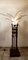 Vintage Iron Palm Tre Floor Lamp with Fabric Petals 6
