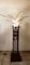 Vintage Iron Palm Tre Floor Lamp with Fabric Petals, Image 6