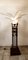 Lámpara de pie Palm Tre vintage de hierro con pétalos de tela, Imagen 13