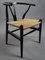 Sedie CH24 Wishbone di Hans J Wegner per Carl Hansen & Son, Danimarca, anni '50, set di 2, Immagine 4