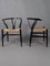 CH24 Wishbone Chairs by Hans J Wegner for Carl Hansen & Son, Denmark, 1950s, Set of 2 7