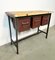 Industrial Worktable with 3 Iron Drawers, 1960s, Image 3