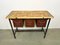 Industrial Worktable with 3 Iron Drawers, 1960s 4