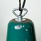 Industrial Green Enamel Factory Lamp, 1960s 5