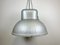 Large Oval Industrial Polish Factory Pendant Lamp from Predom Mesko, 1960s 1