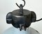 Industrial Grey Enamel Factory Lamp with Cast Iron Top, 1960s 5