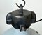 Industrial Grey Enamel Factory Lamp with Cast Iron Top, 1960s, Image 5