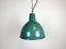 Industrial Green Enamel Factory Lamp, 1960s 1