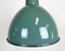 Industrial Green Enamel Factory Lamp, 1960s 4