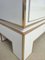 White Credenza with Brass Details by Alain Delon for Maison Jansen, France, 1975 7
