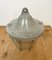 Light Industrial Grey Bunker Light from Polam Gdansk, 1970s, Image 11