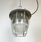 Light Industrial Grey Bunker Light from Polam Gdansk, 1970s 8