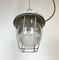 Light Industrial Grey Bunker Light from Polam Gdansk, 1970s, Image 8