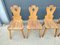 Brutalist Oak Dining Chairs, 1960, Set of 6, Image 11