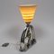 Lámpara de mesa decorativa francesa, años 30, Imagen 9