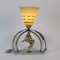 Lámpara de mesa decorativa francesa, años 30, Imagen 7