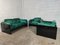 Lacquered Sofa and Armchairs by Kazuhide Takahama for Simon International, 1970s, Set of 3 5