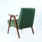 Mid-Century Czechoslovakian Green Armchair in Oak by Mier, 1960s, Image 6