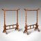 Antique Japanese Teak Spoon Rests, 1890s, Set of 2 1