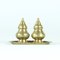 Salt & Pepper Shaker in Brass, 1970s, Set of 3 8