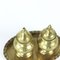 Salt & Pepper Shaker in Brass, 1970s, Set of 3, Image 3