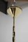 Lámpara colgante modernista de latón y vidrio opalino, años 20, Imagen 4