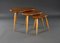 Pebble Nesting Tables in Elm from Ercol, 1960, Set of 3 3