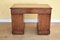 Antique English Victorian Pedestal Desk in Burr Walnut 10