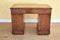 Antique English Victorian Pedestal Desk in Burr Walnut 4