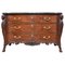 Antique Victorian Chippendale Style Serpentine Chest of Drawers in Mahogany, 1890s 1