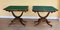 Antike Regency Kartentische aus Palisander & Messing mit Intarsien, 2er Set 3