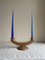 Mid-Century Modernist Wooden Candelabra, Image 5