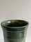 Green Glazed Studio Pottery Vase with Wavy Wiggle Motif, 1960s 4