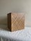 Vintage Hat Box with Woven Chequerboard Pattern in Wicker 5