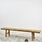 Large Rustic Elm Bench, 1950s 2