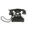 Black Bakelite Phone, 1940s 1