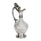 19th Century Glass Wine Jug in Silver, France 3