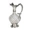 19th Century Glass Wine Jug in Silver, France 1