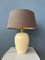 French Bohemian Terracotta Table Lamp with Riviera Maison Shade, 1970s 6