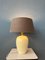 French Bohemian Terracotta Table Lamp with Riviera Maison Shade, 1970s 4