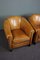 Sheep Leather Model York Club Armchair from Lounge Atelier, Set of 2 8